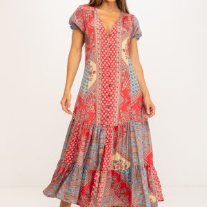 vestido botones delanteros