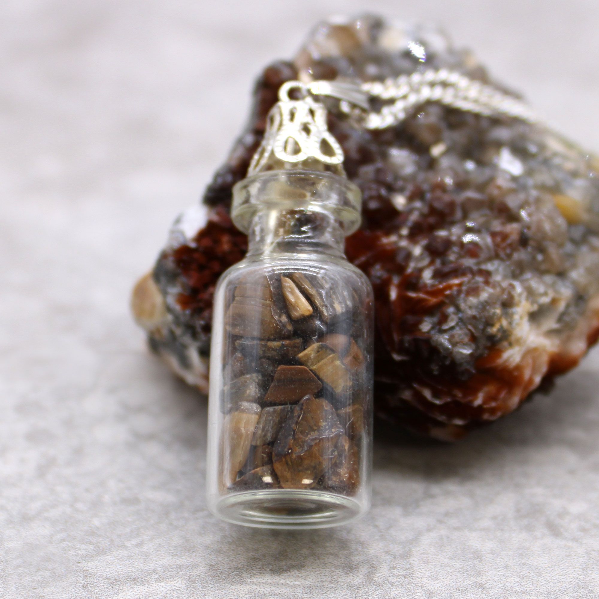 Collar de Piedras Preciosas Embotelladas - Amatista - Image 6