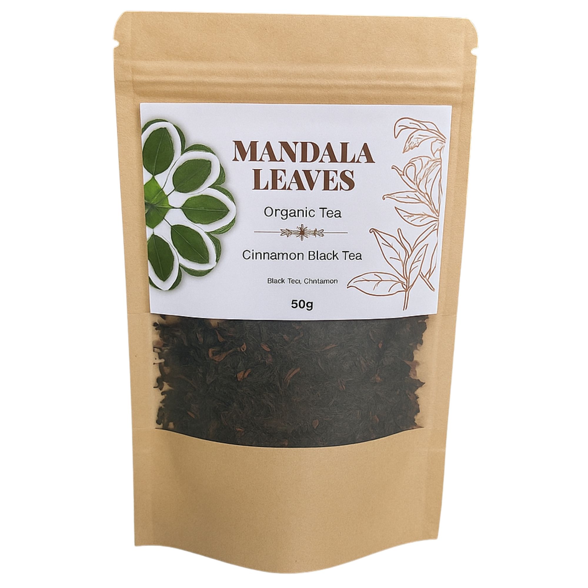 50g Té Negro Canela Ecológico - Imagen 2