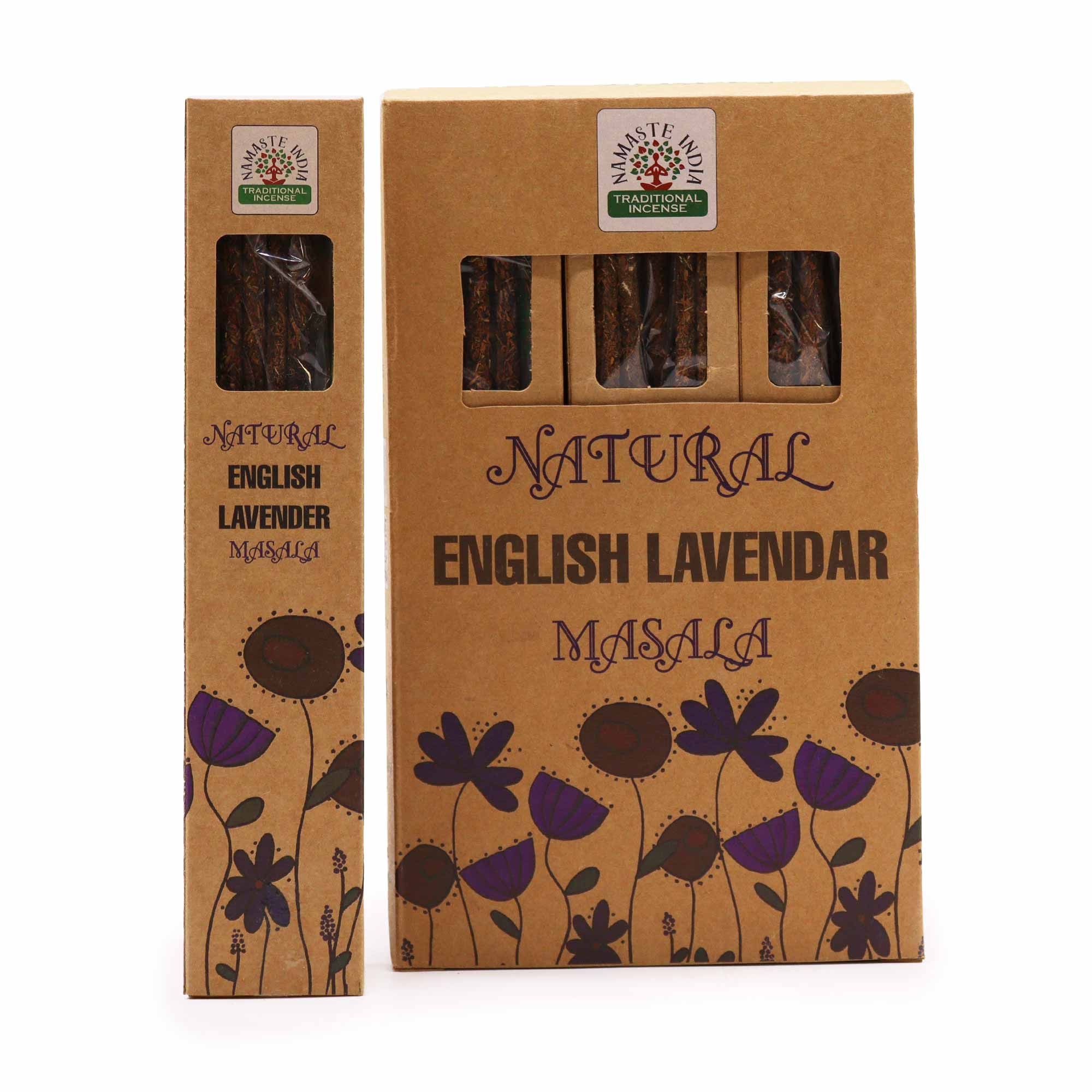 Incienso Botánico Natural Masala - Lavanda Inglesa - Imagen 2