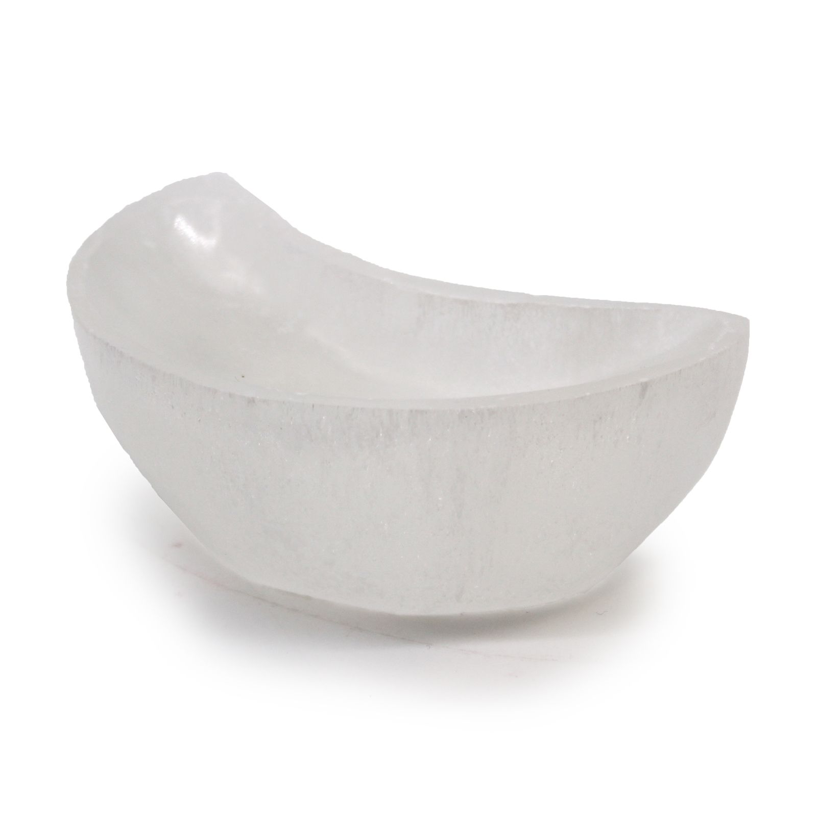 Cuenco de luna selenita - 10cm - Imagen 2