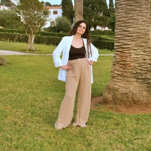 Pantalon Fluido Hebilla Cinturon